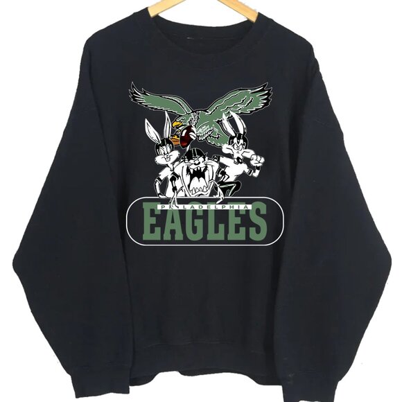 Philadelphia Eagles Football Sweatshirt, Philadelphia Eagles Shirt Sweatshirt - Picture 2 of 2